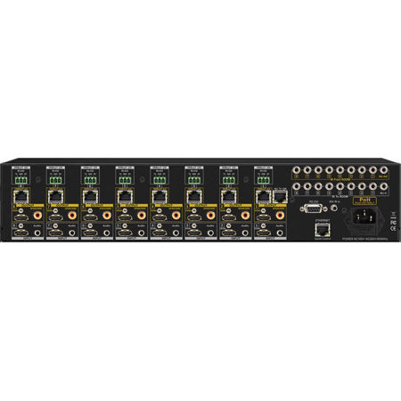 Shinybow 8x8 HDMI Matrix Routing Switch, 8x HDBaseT, Auxiliary Audio I/O/ARC,PoH