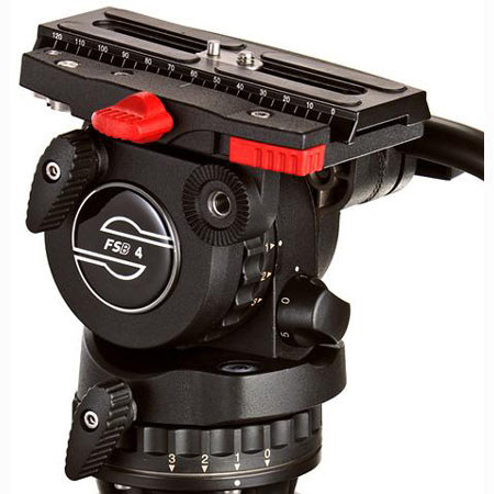 Sachtler 0373B System FSB4 / 2 MD PowerSet with FSB 4 Fluid Head, Aluminum Tripod Legs ENG 75/2 D, Set Mid-Level Spreader 75, Padded Bag DV 75 S, FSB PowerSet Complete for Sony I, Supports 8 lbs, Maximum Height 64"