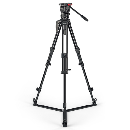 Sachtler FSB 4 Fluid Head w/75/2 AL MK II Aluminum Tripod, SP 75 Ground Spreader