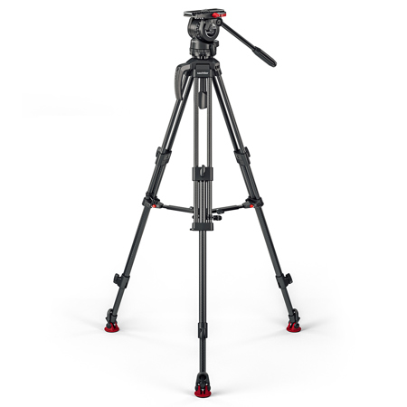 Sachtler FSB 4 Fluid Head with 75/2 CF MK II Tripod, Mid Spreader & Rubber Feet