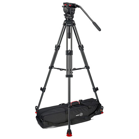 Sachtler FSB 6 MK II Fluid Head w/75/2 Carbon Fiber Tripod & Mid-Level Spreader