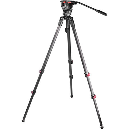 Sachtler 75/2 Carbon Fiber Tripod with FSB 6 Fluid Head - Black