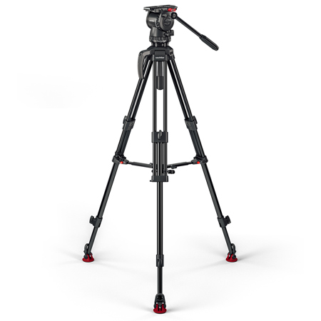 Sachtler FSB 6 MK II Fluid Head with 75/2 AL MK II Tripod and Mid-Level Spreader