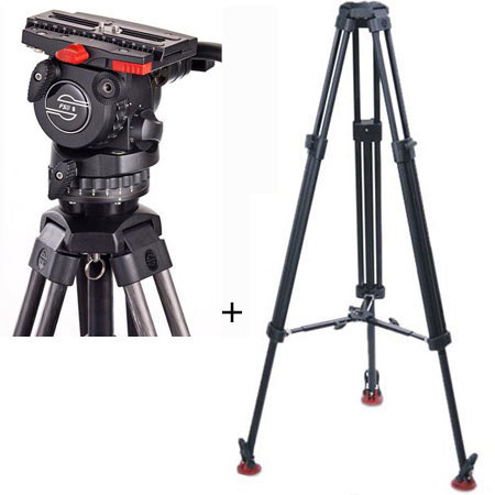 Sachtler 772 3-section Aluminum Tripod with FSB 8 Fluid Head - Black
