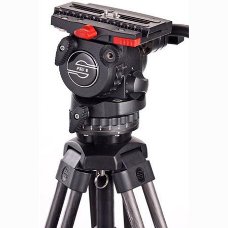 Sachtler 0772B System FSB 8 MD PowerSet with FSB 8 Fluid Head, Aluminum Tripod Legs DA 75 Long, Set Mid-Level Spreader 75, Padded Bag DV 75 L and FSB PowerSet Complete for Panasonic, Supports 20 lbs, Maximum Height 62"