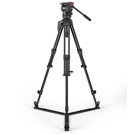 Sachtler FSB 8 MK II Fluid Head w/75/2 AL MK II Tripod and SP 75 Ground Spreader