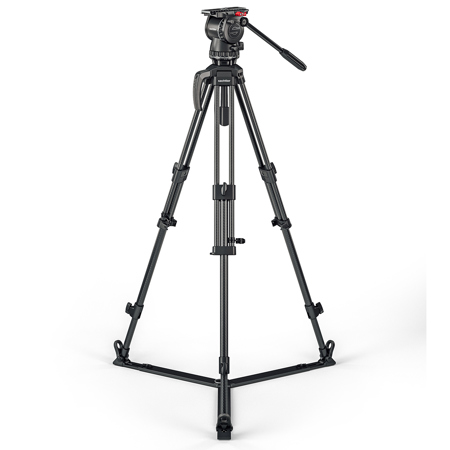 Sachtler FSB 8 MK II Fluid Head w/75/2 CF MK II Tripod & SP 75 Ground Spreader