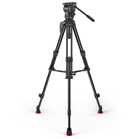 Sachtler FSB 8 MK II Fluid Head with 75/2 AL MK II Tripod, Mid-Level Spreader