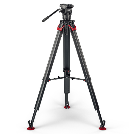 Sachtler Ace XL MK II Fluid Head with Flowtech 75 CF Tripod & Mid