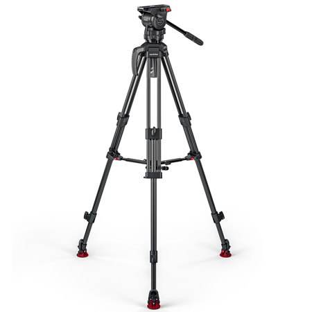 Sachtler Ace XL MK II Fluid Head with 75/2 CF MK II Tripod & Mid-Level Spreader
