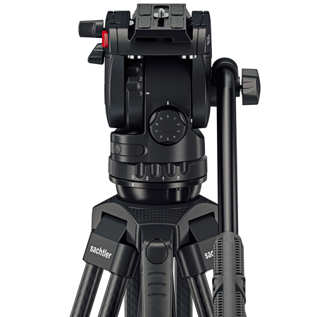Sachtler ace xl MK2 75mmボールヘッド Sachtler Ace XL MK II Fluid Head with 75/2 CF MK II Tripod & Mid