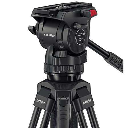 Sachtler Ace XL MK II Fluid Head with 75/2 CF MK II Tripod & Mid