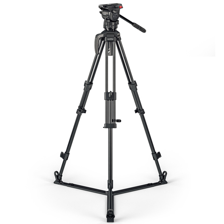 Sachtler Ace XL MK II Fluid Head w/75/2 CF MK II Tripod & SP 75 Ground Spreader