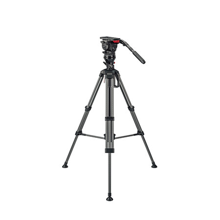 Sachtler FSB 18T Mk II 100mm Touch & Go Fluid Head System w/Hot Pod CF 14 Tripod