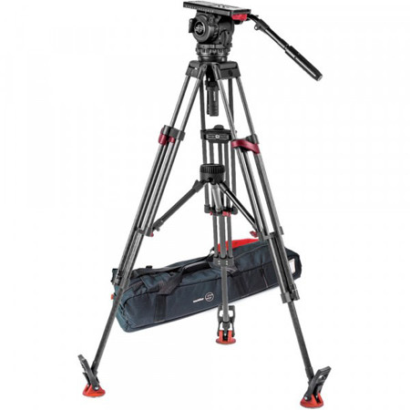 Sachtler System 18 S2 SL HD MCF - Fluid Head, Speed Lock CF Tripod, Spreader