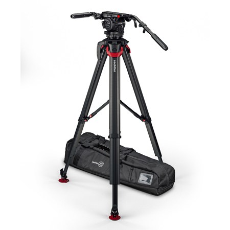 Sachtler Cine 20 Fluid Head with ENG 2 CF 3-Section CF Tripod & Ground Spreader