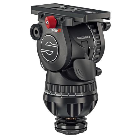 Sachtler aktiv10T 100mm Touch & Go Fluid Head, SpeedLevel & SpeedSwap Technology