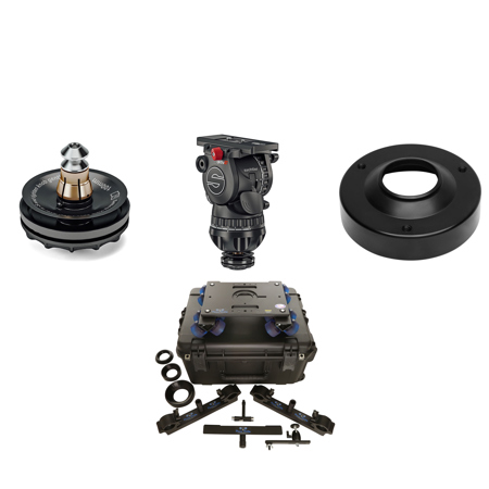 Sachtler aktiv10T Touch & Go Fluid Head, Bundle with Accessory Kit, Rental Kit