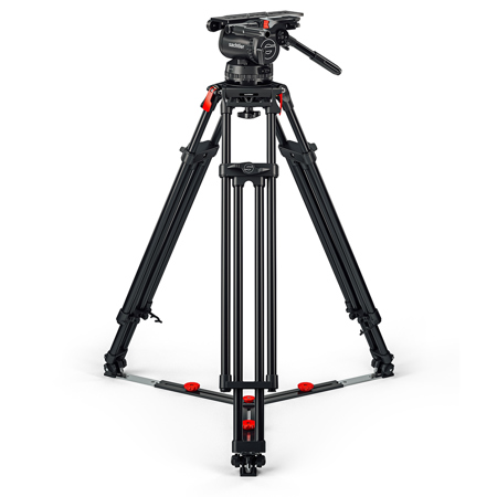 Sachtler Cine 50 Fluid Head w/Cine 150 L 2-Section AL Tripod and Ground Spreader