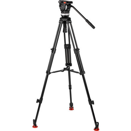 Sachtler Ace XL 75mm Fluid Head w/75/2 3-Section Al Tripod & Mid-Level Spreader
