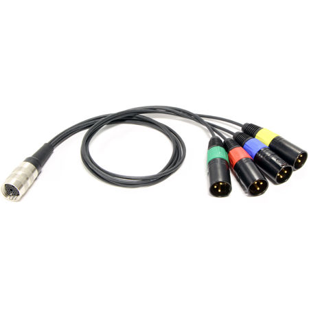 Schoeps Miniature Multi-Pin to XLR-3 AK Surround M/4U (M/5U) Adapter Cable