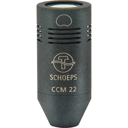 Schoeps CCM 22 L Open Cardioid Microphone with Lemo Disconnect, Matte Gray