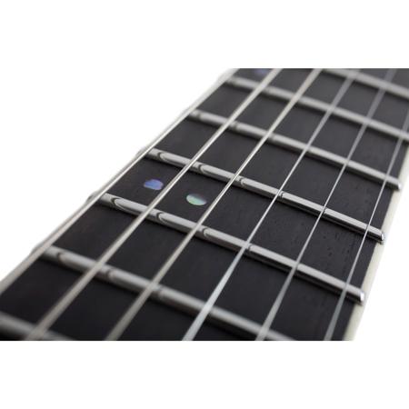 Schecter C-1 FR SLS Elite Electric Guitar, Ebony Fretboard, Black Fade Burst