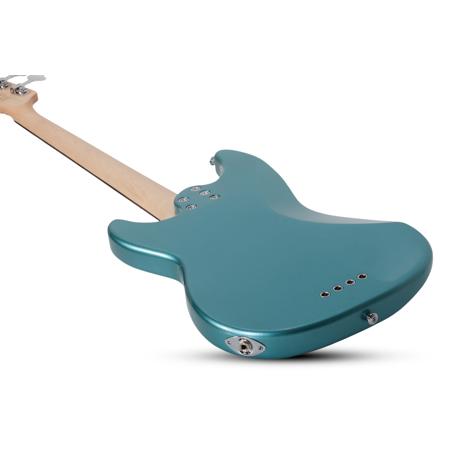 Schecter Banshee Electric Bass Guitar, Rosewood Fretboard, Vintage Pelham Blue