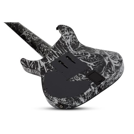 Schecter C-7 FR S 7-String Electric Guitar, Ebony Fretboard, Silver Mountain