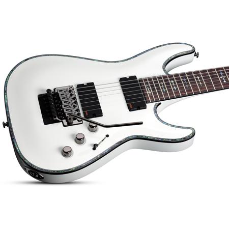 Schecter Hellraiser C-7 Floyd Rose 7-String Electric Guitar, Gloss White
