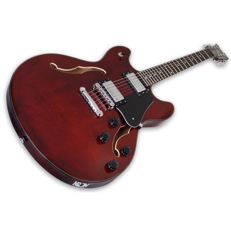 Schecter Corsair TOM Vintage 6-String Electric Guitar, Gloss Walnut