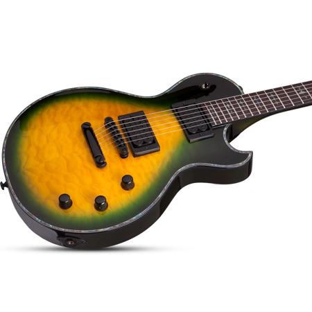 Schecter Hellraiser Solo-II Passive 6-String Electric Guitar, Dragon Burst