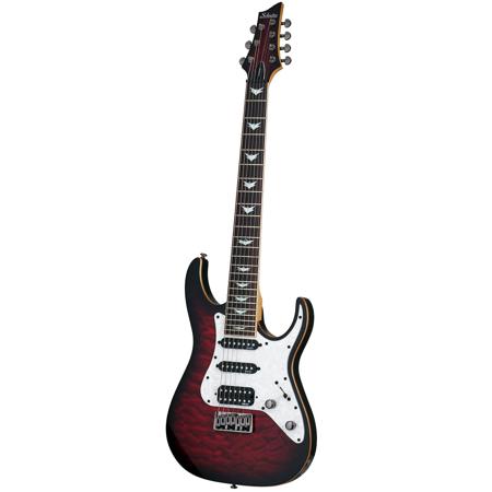 Schecter Banshee-7 Extreme 7-String Electric Guitar, Black Cherry