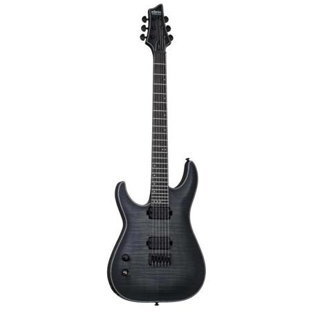 Schecter Keith Merrow KM-6 Left-Handed Electric Guitar, Trans Black Burst Satin