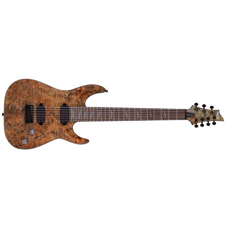 Schecter Omen Elite-7 7-String Electric Guitar, Rosewood Fingerboard, Charcoal