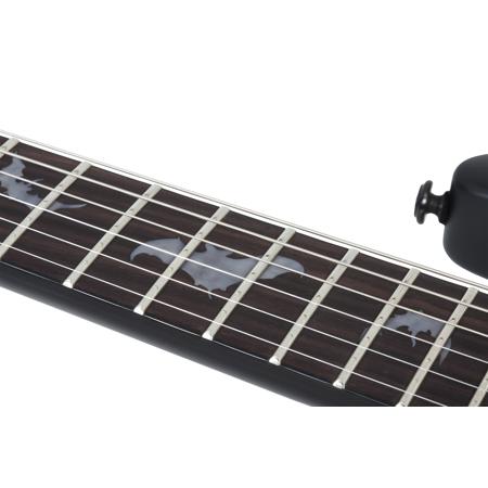 Schecter Damien-6 FR Left-Hand Electric Guitar, Rosewood Fingerboard,Satin Black