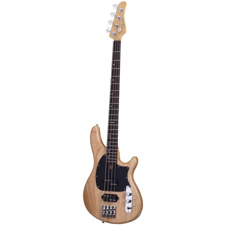 Schecter CV-4 Bass Electric Guitar, Rosewood Fretboard, Gloss Natural
