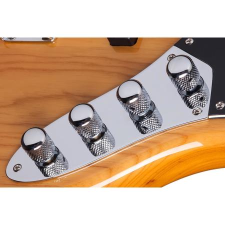 Schecter Diamond-J 5 Plus 5-String Electric Bass Guitar, Aged Natural