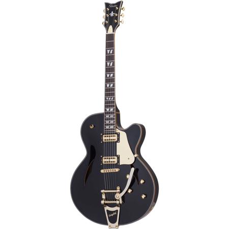 Schecter Retro Coupe Electric Guitar Ebony Fretboard Gloss Black