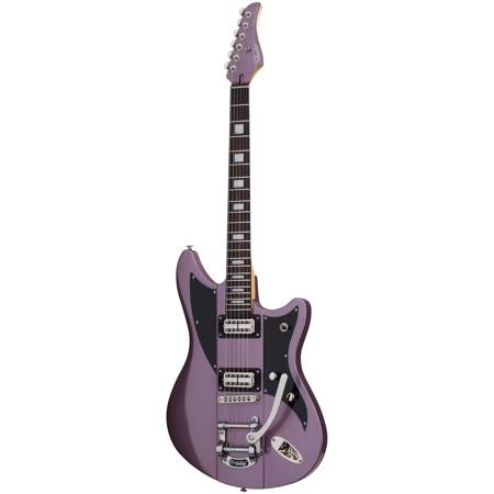 Schecter Retro Spitfire Electric Guitar, Ebony Fretboard, Purple Haze