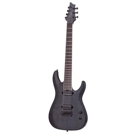 Schecter Keith Merrow KM-7 MK-II 7-String Electric Guitar, See-Thru Black Pearl
