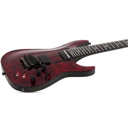 Schecter C-7 FR-S Apocalypse 7-String Electric Guitar, Ebony Fretboard,Red Reign