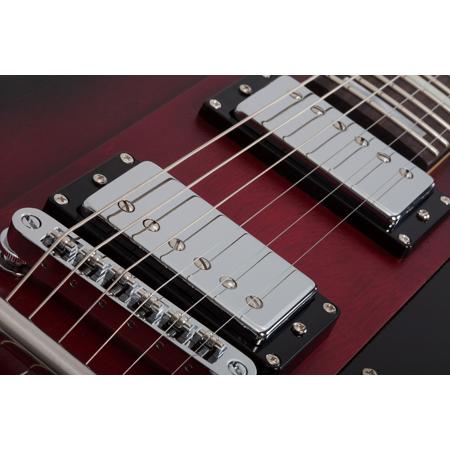 Schecter Robert Smith Ultracure Electric Guitar, Rosewood Fingerboard, Red Burst