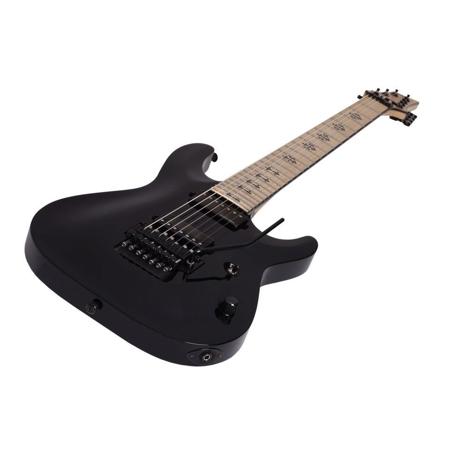 Schecter Jeff Loomis JL-7 Floyd Rose 2016 7-String Electric Guitar, Gloss Black