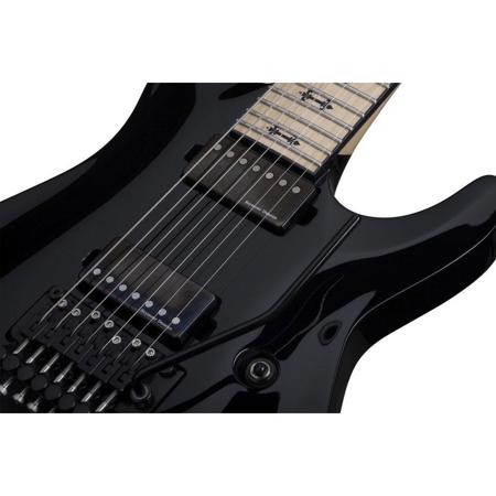 Schecter Jeff Loomis JL-7 FR 7-String Left-Handed Electric Guitar,Gloss Black