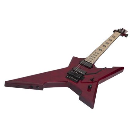Schecter Jeff Loomis Cygnus JLX-1 FR Left-Handed Electric Guitar,See-Thru Cherry