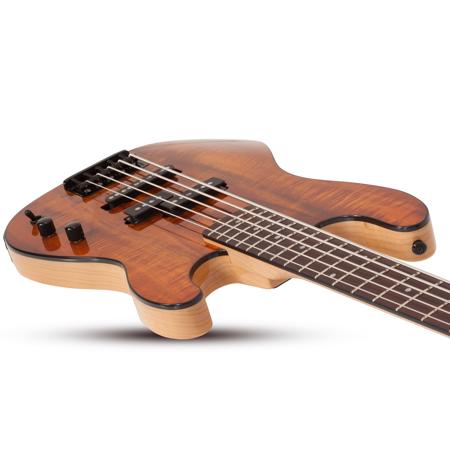 Schecter Michael Anthony MA-5 Electric Bass Guitar, Gloss Natural