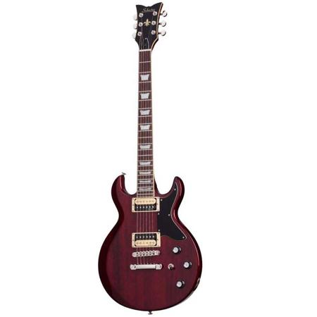 Schecter S-1 Vintage Electric Guitar, Rosewood Fretboard, See-Thru Cherry
