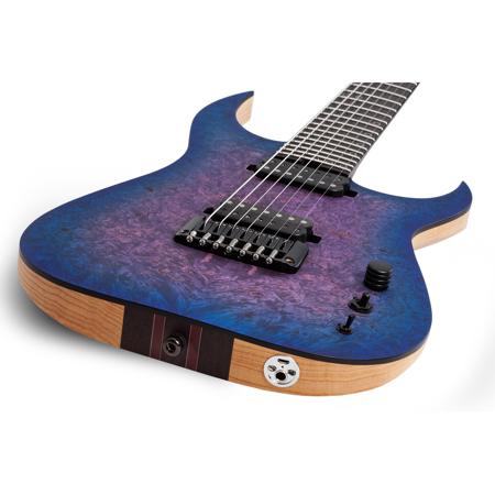 USA Keith Merrow KM7 MK-III Studio Electric Guitar, Blue Crimson Pearl