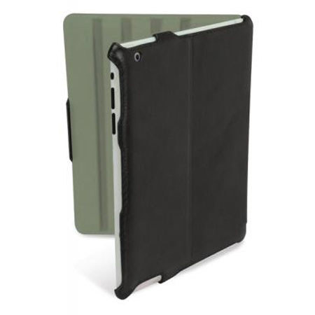 Scosche IPD2FLBK Leather Folio Case for iPad 2, Black